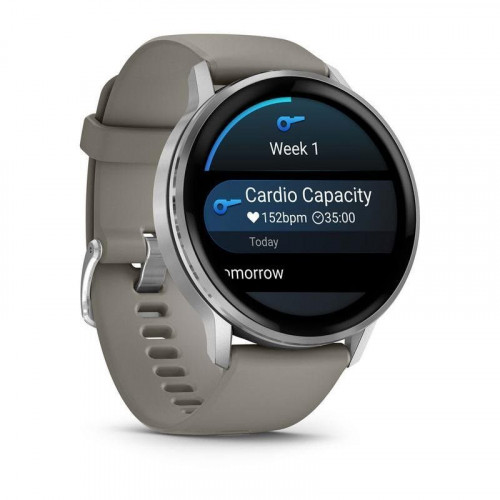 GARMIN Venu 4 Bluetooth GPS 45mm AMOLED Gris Resistencia Agua 5ATM Pulsómetro SpO2
