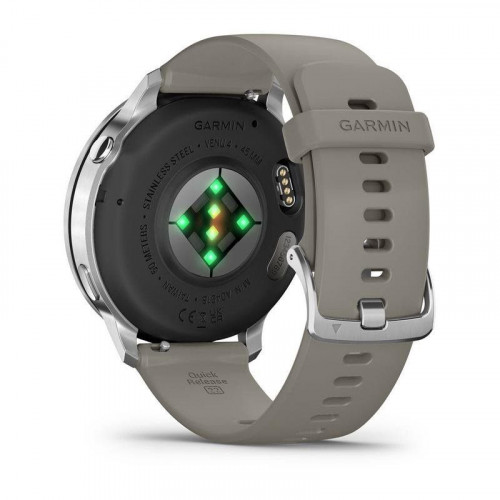 GARMIN Venu 4 Bluetooth GPS 45mm AMOLED Gris Resistencia Agua 5ATM Pulsómetro SpO2
