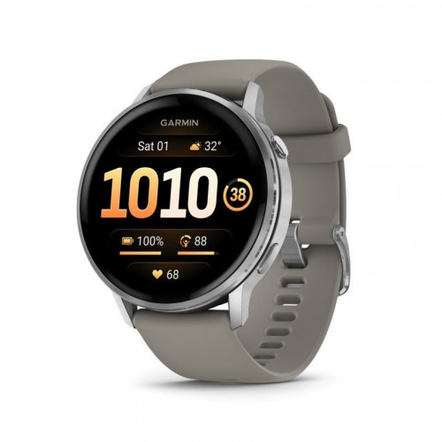 GARMIN Venu 4 Bluetooth GPS 45mm AMOLED Gris Resistencia Agua 5ATM Pulsómetro SpO2