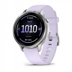 Garmin Venu 4 Bluetooth WiFi GPS 41mm AMOLED Morado Correa Silicona Resistencia Agua 5ATM SpO2 Pulsómetro Monitor Sueño