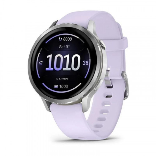 Garmin Venu 4 Bluetooth WiFi GPS 41mm AMOLED Morado Correa Silicona Resistencia Agua 5ATM SpO2 Pulsómetro Monitor Sueño