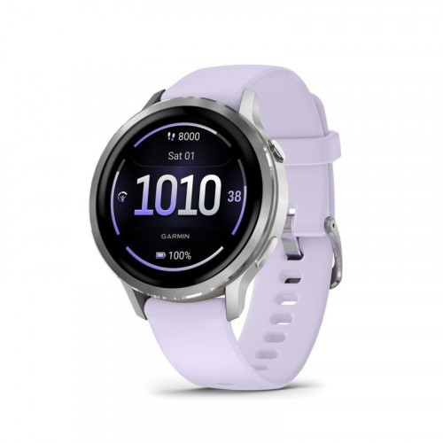 Garmin Venu 4 Bluetooth WiFi GPS 41mm AMOLED Morado Correa Silicona Resistencia Agua 5ATM SpO2 Pulsómetro Monitor Sueño