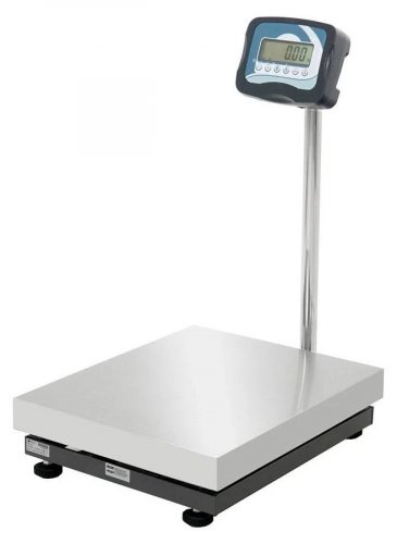 gastrodomus Báscula monocelular completa con capacidad de 60 kg y precisión de 10 g L 500 mm x P 400 mm x A 840 mm
