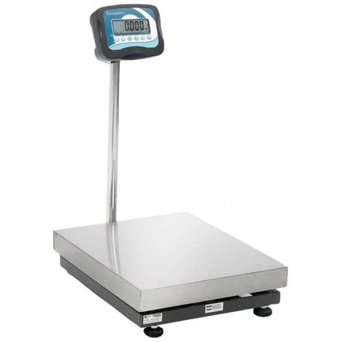 gastrodomus Báscula monocelular completa con capacidad de 60 kg y precisión de 10 g L 500 mm x P 400 mm x A 840 mm