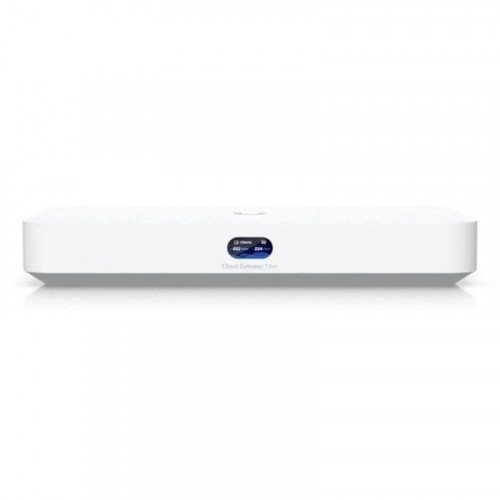 Gateway Ubiquiti UCG-Fiber ARM Cortex 4 Puertos LCM PoE 10Gbps Blanco