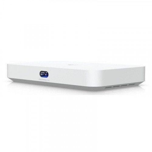 Gateway Ubiquiti UCG-Fiber ARM Cortex 4 Puertos LCM PoE 10Gbps Blanco