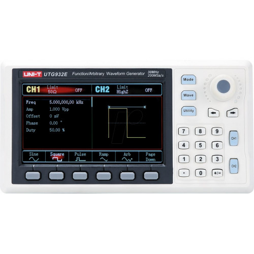 Generador de funciones, 30 MHz, 2 canales
