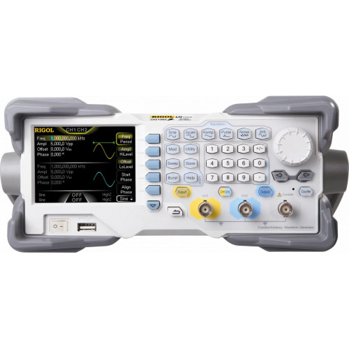 Generador de funciones, arbitrario, 25 MHz, 2 canales
