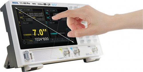 Generador de funciones, arbitrio, 50 MHz, 2 canales