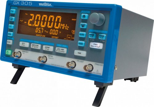 Generador de funciones GX 305 , DDS, 0,001 Hz ... 5 MHz