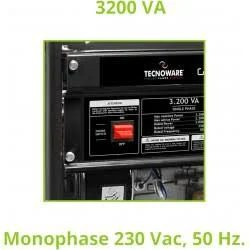 Generador Eléctrico a gasolina Tecnoware Monofásico 3200VA