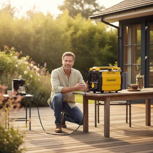 Generador eléctrico inverter 1 kW monofásico Stanley SIG 1200S