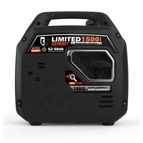 Generador gasolina inverter GENERGY LIMITED 1500I Silent - 1600W de potencia máxima