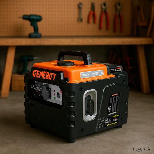 Generador inverter GENERGY LIMITED1000i – 1100W de salida máxima a 230V – Ligero y compacto ideal para hobbies