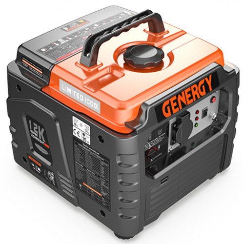 Generador inverter GENERGY LIMITED1000i – 1100W de salida máxima a 230V – Ligero y compacto ideal para hobbies