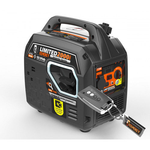 Generador inverter silencioso GENERGY LIMITED2000i - 2000/1700W - Arranque eléctrico y control remoto