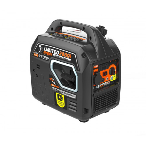 Generador inverter silencioso GENERGY LIMITED2000i - 2000/1700W - Arranque eléctrico y control remoto