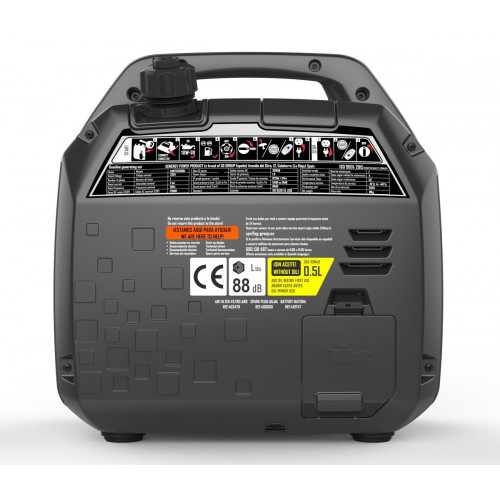 Generador inverter silencioso GENERGY LIMITED2000i - 2000/1700W - Arranque eléctrico y control remoto