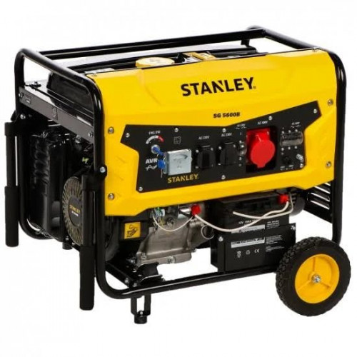 Generador Stanley SG 5600 5,5 kW trifásico con arranque eléctrico