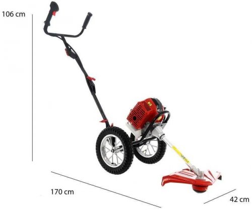 GeoTech-Pro Desbrozadora de ruedas de empuje GeoTech WBC-P 540