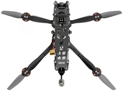 GEPRC GEPRC Tern LR40 Drone de carreras de larga distancia de 4 pulgadas y 4S con transmisión analógica PNP BNF con Taker G4 45A AIO 1W VTX Caddx Rate