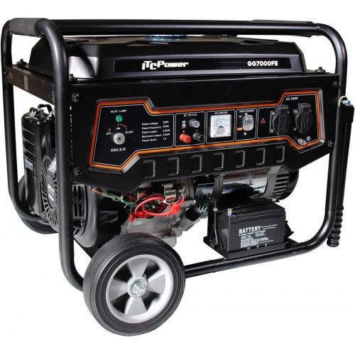 GG7000FE Generador Eléctrico Gasolina Itcpower 5,5kw