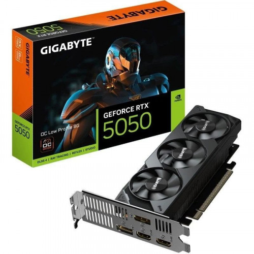 Gigabyte GeForce RTX 5050 OC Low Profile 8G 8GB GDDR6 Reflex 2 RTX AI DLSS4