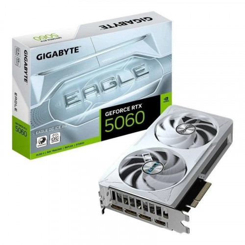 Gigabyte GeForce RTX 5060 EAGLE OC ICE 8GB GDDR7 Reflex 2 RTX AI DLSS4