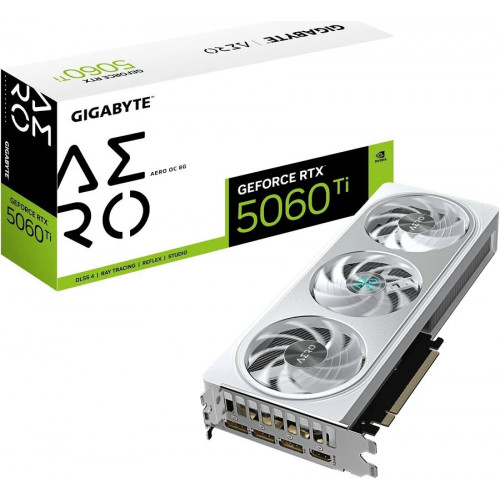 Gigabyte GeForce RTX 5060 Ti AERO OC Tarjeta Gráfica GDDR7