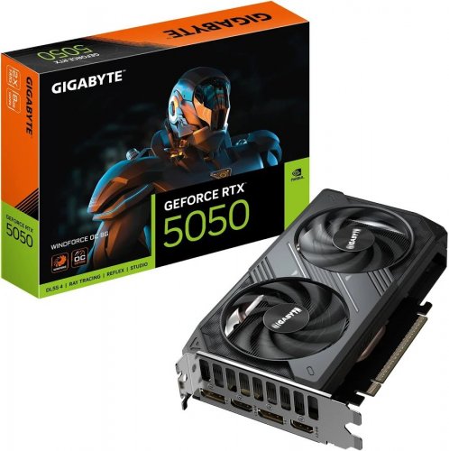 Gigabyte Tarjeta Gráfica GeForce RTX 5050 WINDFORCE OC 8GB GDDR6