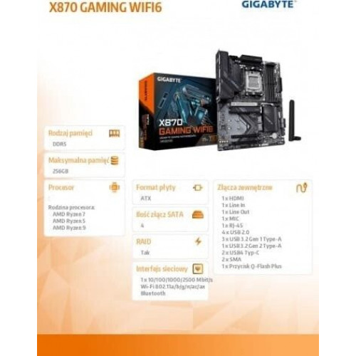 GigaByte X870 Gaming WIFI6