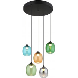 Globo Lámpara colgante LED Minara 5 luces