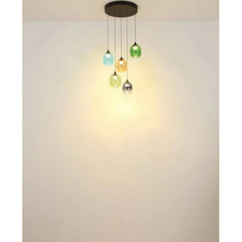 Globo Lámpara colgante LED Minara 5 luces