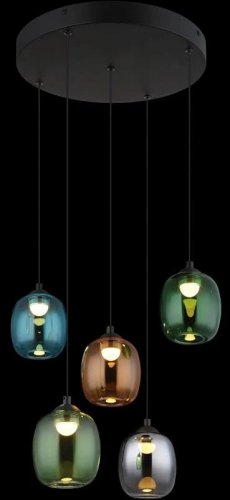 Globo Lámpara colgante LED Minara 5 luces