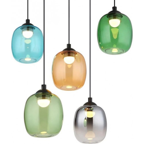 Globo Lámpara colgante LED Minara 5 luces
