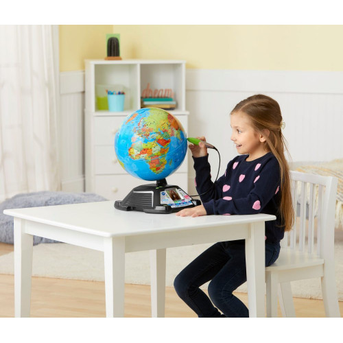 Globo terráqueo multimedia, Globo interactivo con pantalla y + 600 imágenes y vídeos de la BBC VTech