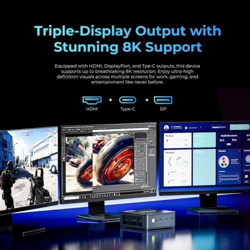 GMKtec M5 Ultra AMD Ryzen 7 7730U 1TB SSD Windows