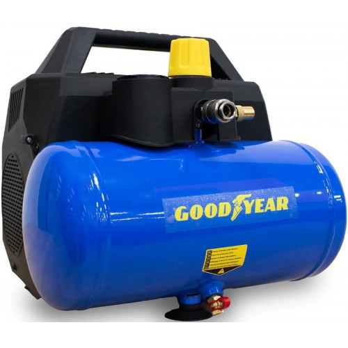 Goodyear Compresor de Aire Sin Aceite 6 l