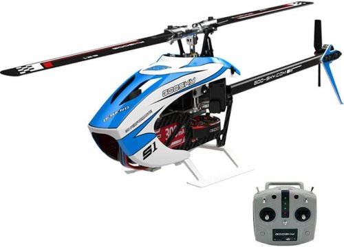 Goosky Goosky S1 Nueva Edición 6CH 3D Acrobático Doble Motor Brushless de Accionamiento Directo RC Helicóptero Añade Interfaz ELRS con Sistema de Cont
