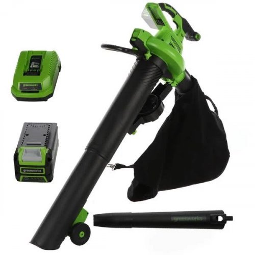 Greenworks GD40BVII Soplador-aspirador de batería