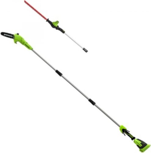 Greenworks GD40PSHK2 Podadora/Cortasetos con pértiga