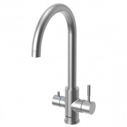 Grifo de cocina caño alto osmosis 3 vías PHILIPS ASH3511/10 acero inox cepillado