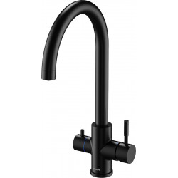 Grifo de cocina caño alto osmosis 3 vías PHILIPS ASH3512/10 negro mate