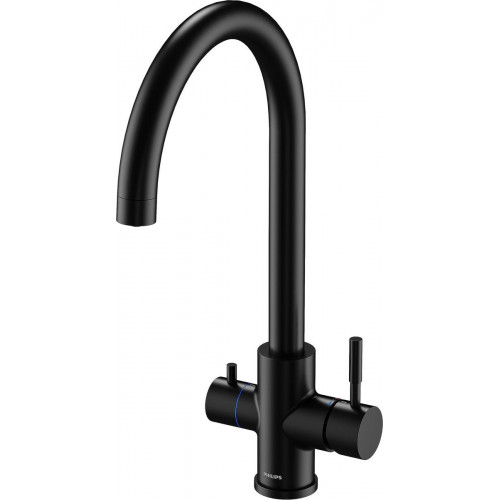 Grifo de cocina caño alto osmosis 3 vías PHILIPS ASH3512/10 negro mate
