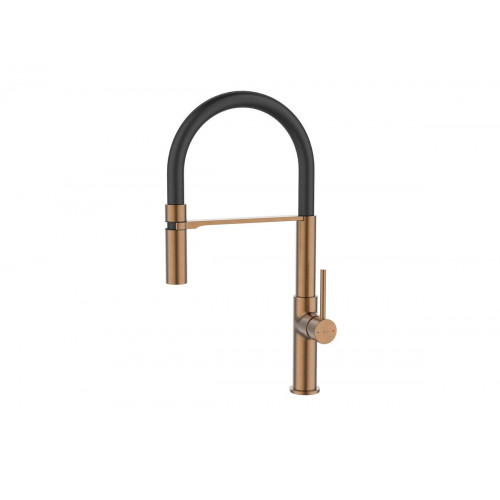 Grifo de cocina monomando alto+ducha ESSEBAGNO Magneto cobre