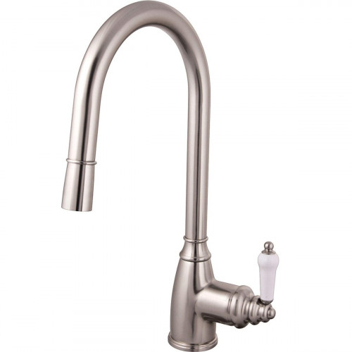 Grifo de cocina monomando alto+extraíble ESSEBAGNO Ascott en inox