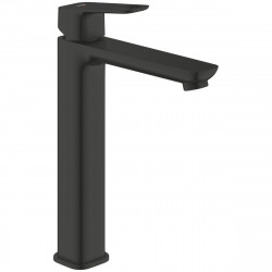 Grifo de lavabo GROHE Clova Pulse monomando caño alto negro mate. Antical. Latón.