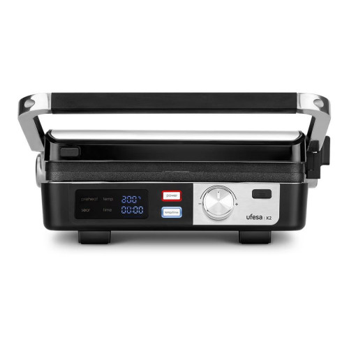 Grill Ufesa K2 con placas desmontables Negro
