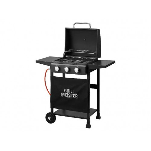 GRILLMEISTER Barbacoa de gas 3 quemadores