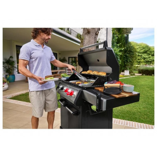 GRILLMEISTER Barbacoa de gas 4+1 quemadores cerámicos